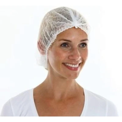 Afbeelding van Haarnetjes CMT Haarnet Clip Cap PP Non Woven Wit Maat L 53cm