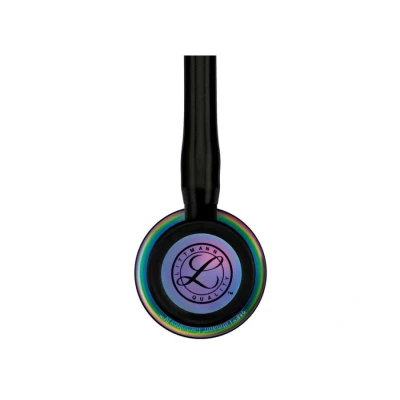 Afbeelding van Littmann stethoscoop cardiology IV Kleur stethoscoop: Zwart / Regenboog 3M Superieure akoestische kwaliteit Dubbelzijdig borststuk