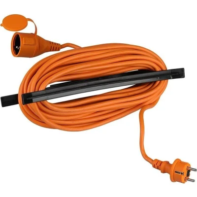 Afbeelding van V TAC VT 3002 15 Verlengkabel Oranje&amp;Zwart IP44 m kabel