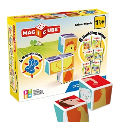 Image de GIOCHI MAGICUBE ANIMAUX AMIS (4 CUBES)