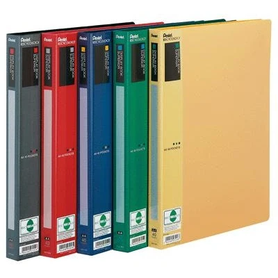 Image de Pentel Protege Documents Display Book Superior 80v Assortis