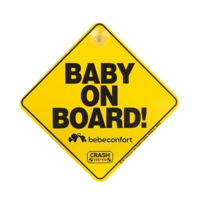 Afbeelding van Bebeconfort Baby on Board Bordje Geel