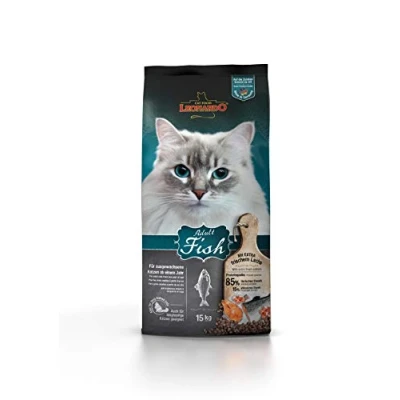 Afbeelding van Leonardo Adult Vis Kattenvoer Dubbelpak: 2 x 15 Kg