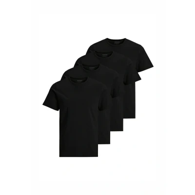 Afbeelding van Jack &amp; Jones 4 PACK Tshirt basic, Heren, Maat: XL, Schwarz