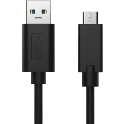 Image de Ewent EW 100117 010 N P câble USB 1 m B C Mâle Noir Câbles (1 m, B, C, 3.1 (3.1 Gen 2), Noir)