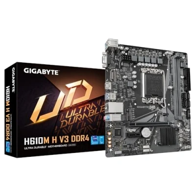 Afbeelding van Gigabyte GA H610M H V3 Moederbord Socket Intel 1700 Vormfactor Micro ATX chipset Intel® H610 Express