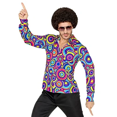 Afbeelding van Widmann Hippie Kostuum Cannabis Nederwiet Man Groen XL Carnavalskleding Verkleedkleding