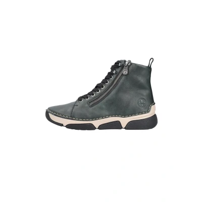 Afbeelding van Rieker 45920 veterlaarzen voor dames, Groen