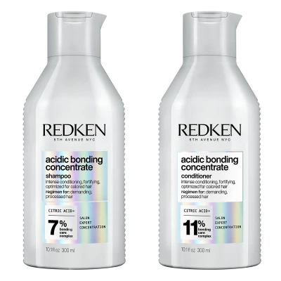 Afbeelding van Redken Acidic Bonding Concentrate Voordeelset Voor Beschadigd Haar Conditioner &amp; Shampoo