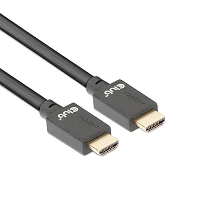 Afbeelding van club3D CAC 1375 HDMI kabel Aansluitkabel A stekker 5.00 m Zwart