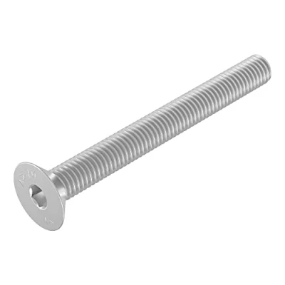 Afbeelding van SECCARO Set van 20 verzonken schroeven M6 x 55 mm roestvrij staal V2A VA A2 DIN 7991 / ISO 10642 binnenzeskant