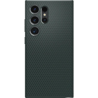 Afbeelding van Spigen Liquid Air Hoesje Geschikt voor Samsung Galaxy S24 Ultra Back Cover Flexibel TPU Groen