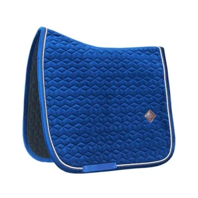 Afbeelding van Kentucky Zadeldekje Basic Velvet Dressuur Navy Full Agradi.be