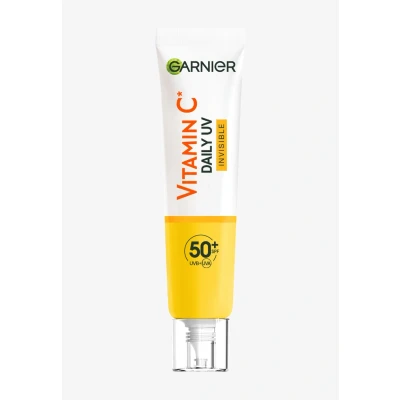 Afbeelding van Garnier Vitamine C Onzichtbare dagelijkse anti uv vlekvloeistof SPF 50+ beschermt, voorkomt en vermindert vlekken, voor alle huidtypes, 40 ml