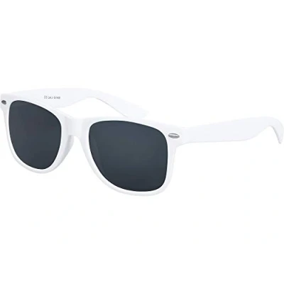 Afbeelding van Nerd zonnebril UV400 CAT 3 CE rubber retro stijl uniseks vintage bril met veerscharnier voor vrouwen mannen (verschillend)