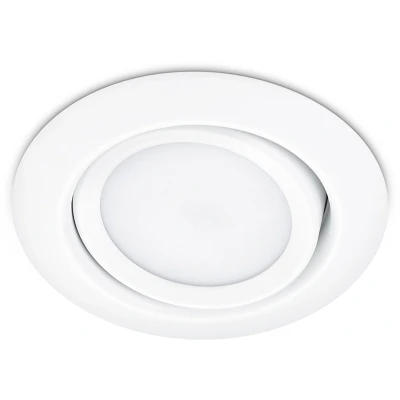 Afbeelding van Ronde LED inbouwspot Rila in wit