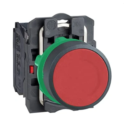 Afbeelding van Schneider Electric Harmony XB5AA42 Druktoets Bedieningsknop vlak 1 knop Rood Druk ontgrendeling stuk(s)