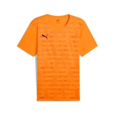 Afbeelding van Puma Individual RISE Graphic Sport Tshirt, Heren, Maat: Small, Heat fire