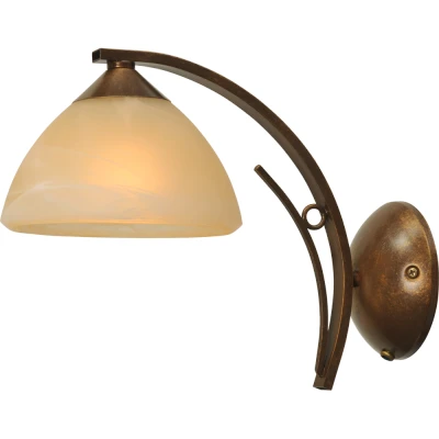 Afbeelding van Bolzano wandlamp 1 lichts antiek roest Klassiek Masterlight 2 jaar garantie