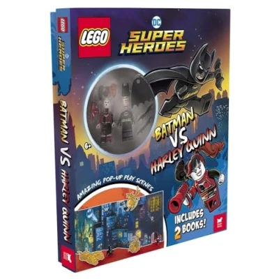 Afbeelding van LEGO® Minifigure Activity DC Super Heroes™: Batman vs. Harley Quinn (with Batman™ and Quinn™ minifigures, pop up play scenes 2 books)