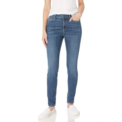 Image de Amazon Essentials Jean skinny pour femme, délavé moyen, taille 10 court