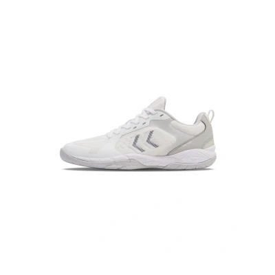 Afbeelding van Hummel Speed Court Handbalschoenen, Heren, Maat: 36, White grey Kunststof