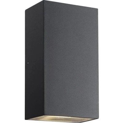 Afbeelding van Nordlux Rold 84151003 LED buitenlamp (wand) vast ingebouwd 10 W Zwart