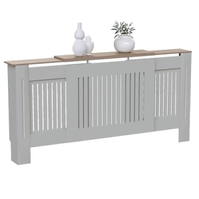 Afbeelding van Vida Designs Arlington Radiatorbekleding, verstelbaar, grijs