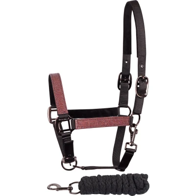 Afbeelding van Harry&#039;s Horse Halsterset Metallic II Koper Full