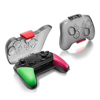 Afbeelding van tomtoc Officiële Nintendo Switch Pro Controller Opbergtas, licht, dun, reisbescherming, harde hoes voor onderweg, stofdicht, waterdicht, schokbestendig