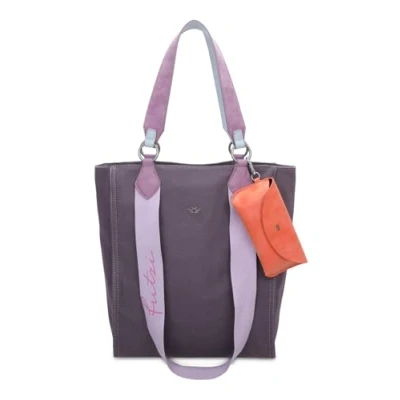 Afbeelding van Fritzi aus Preußen Schoudertas Handtas Canvas Izzy02 Tote Plumy Paars