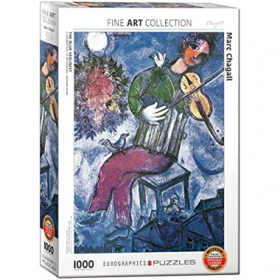 Image de Puzzle Eurographics Marc Chagall : Le violoniste bleu, 1000 pièces