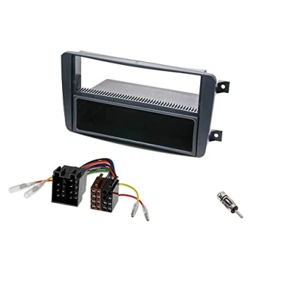 Afbeelding van Audioproject Radiomontageset voor Mercedes C klasse W203 CLK W209 Viano Vito inbouwframe radio adapter antenne ISO DIN