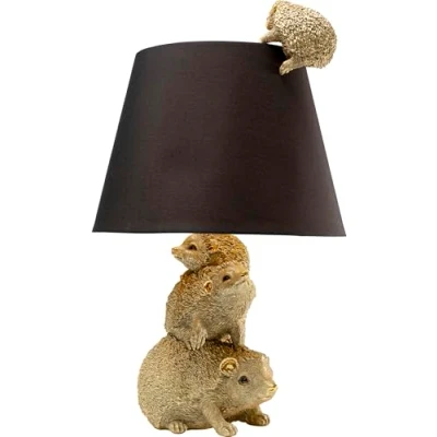 Afbeelding van Tafellamp goud egel Kare Design
