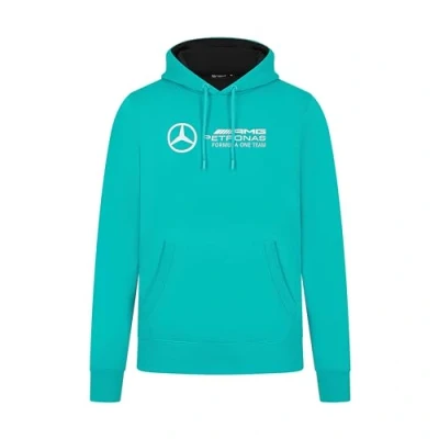 Afbeelding van Mercedes Logo Hoody Groen 2024 L Lewis Hamilton George Russel