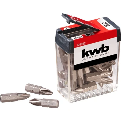 Afbeelding van kwb 120092 Kruis bit PH 2 Staal 25 stuk(s)