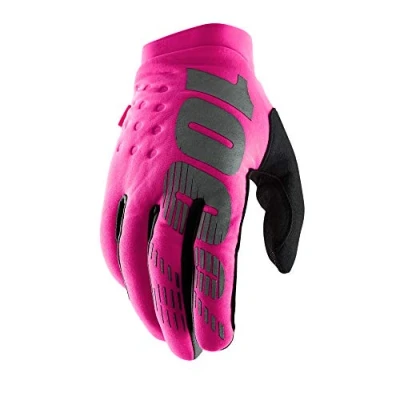 Afbeelding van 100% Brisker Neopreen Koud Weer Fiets MTB Cross Handschoenen voor Vrouwen Roze M