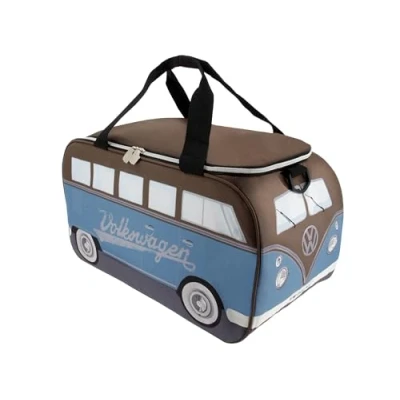 Afbeelding van Volkswagen T1 Bus Koeltas 25 Liter Petrol/Bruin