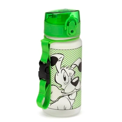 Afbeelding van Kinder Drinkfles Idefix (Dogmatix) Asterix Pop Top 350ml Breukbestendig