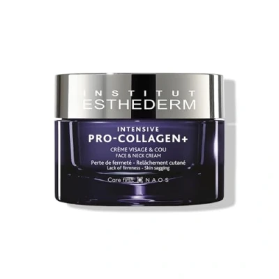 Afbeelding van Instituut Esthederm Intensive Pro Collagen+ crème voor gezicht en hals romige gladde textuur, zonder vettige afwerking, pot 50 ml