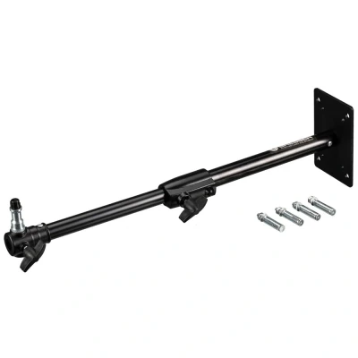 Afbeelding van BRESSER Muurbeugel JM 46 Voor Studiolampen e.d. Spitgotadapter Verstelbaar van 37 tot 60 cm