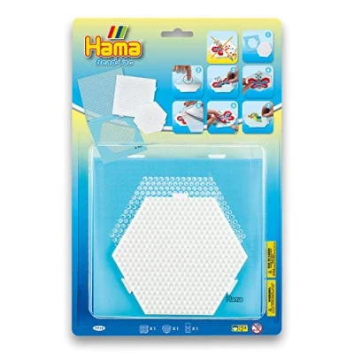 Afbeelding van Hama Bead Tac Strijkkralenbordjes, 2st.