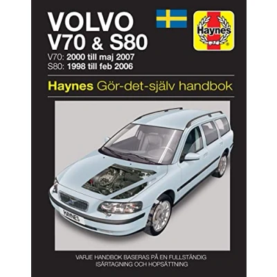 Afbeelding van Volvo V70 and S80 (1998 2007) Haynes Repair Manual (svenske utgava)
