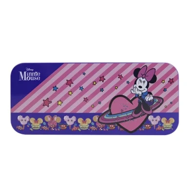 Afbeelding van Markwins Minnie Cosmic Candy Lip &amp; Face Tin, make uptas met 11 kleurpoppen en accessoires voor lippen gezicht, KitDemake up, grappige kleurrijke