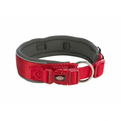 Afbeelding van Trixie Premium hondenhalsband, grafietrood, XS/S, 27 35 cm, merk: Trixie, EAN: 4053032658622