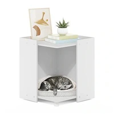 Afbeelding van Furinno Peli Cube Kattenbak Wit