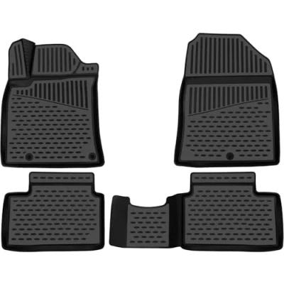 Afbeelding van Element Renault Scenic, IV 2016 &gt; 4 delige op maat gemaakte 3D antislip rubberen vloermatten