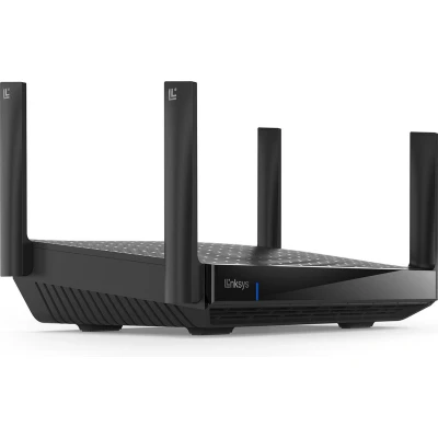 Afbeelding van Linksys Hydra Pro 6E Mesh Triple Band WiFi Router (voor games, 8 streams, 6 GHz band, snelheid tot 6,6 Gbit/s, dekking van 250 m², meer dan 55 apparaten, werkt met Velop Mesh)