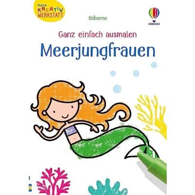 Afbeelding van Kleine Kreativ Werkstatt Ganz einfach ausmalen: Meerjungfrauen