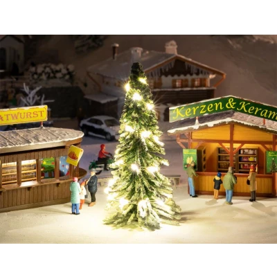 Afbeelding van Faller 1/87 KERSTBOOM MET VERLICHTING modelbouwsets, hobbybouwspeelgoed voor kinderen, modelverf en accessoires